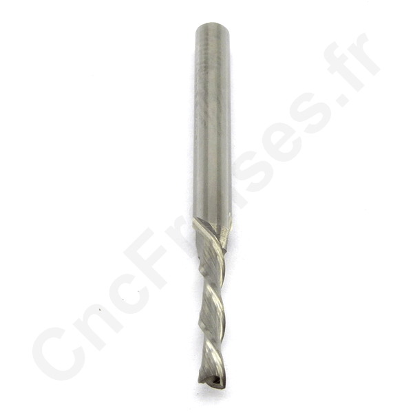 Fraise 2 dents coupe à gauche FishTail 2 mm LU 12 mm Q 3.175 mm EVO