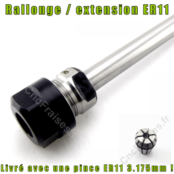 Rallonge Extension porte pince ER11