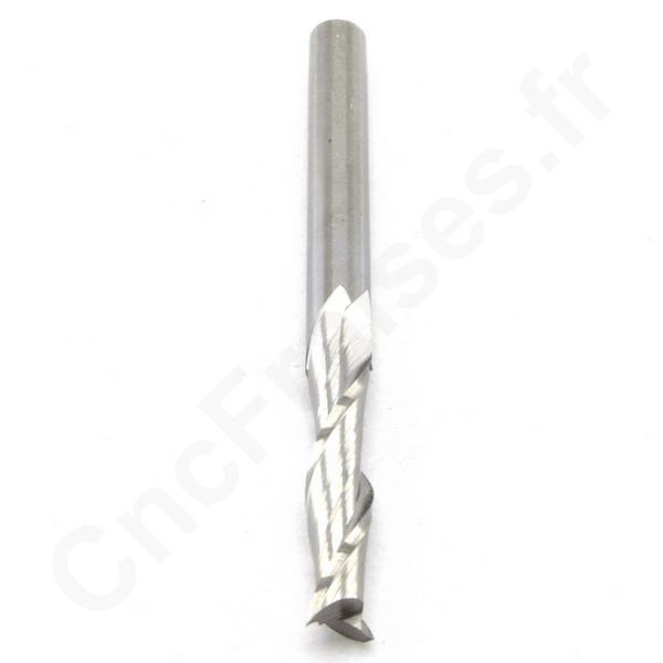 Fraise 2 dents coupe à gauche FishTail 2 mm LU 8 mm Q 3.175 mm EVO