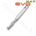 Fraise 2 dents carbure 3 mm LU 10mm Q 3.175mm EVOMAX fraisage aluminium