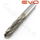 Fraise 4 dents ebauche bois Hémisphérique 6 mm LU 25mm Q 6mm EVO