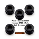 Pack Ecrous ER20 RapidChange ATC 4