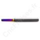 Fraise a fileter 1 dent M4 carbure queue 4 mm DLC Plexiglas, PMMA