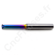 Fraise a fileter 1 dent M5 carbure queue 4 mm DLC Aluminium
