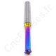 Fraise a fileter 1 dent M8 carbure queue 6 mm DLC Aluminium, Plexiglas, PMMA