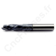 Fraise carbure à compression 2 dents, diamètre 8mm, LU 25mm, queue 8mm. Fraisage bois agglomérés
