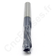 Fraise carbure à compression 2 dents, diamètre 8mm, LU 25mm, queue 8mm. Fraisage panneaux bois stratifié