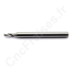 Fraise carbure 1 dent 2mm longueur utile 5mm queue 3.175mm