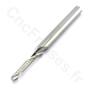 Fraise carbure 1 dent 2 mm longueur utile 12 mm