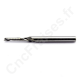 Fraise carbure 1 dent 2mm longueur utile 12mm queue 3.175mm