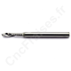 Fraise carbure 1 dent 2.5mm longueur utile 13mm queue 3.175mm