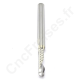 Fraise carbure 1 dent 2.5mm longueur utile 13mm PMMA, Forex, Thermoplastiques
