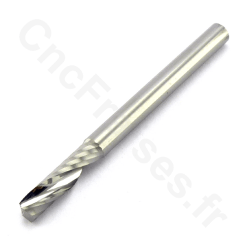 Fraise carbure 1 dent 3.17 mm Fraise carbure 1 dent 3.17 mm