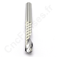 Fraise carbure 1 dent 6mm longueur utile 25mm queue 6mm PMMA, Forex, Thermoplastiques