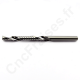 Fraise carbure 1 dent 6mm queue 6mm longueur taillée 52 mm pour Forex, Mousses, matières tendres