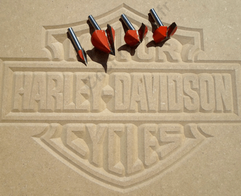 Carving Logo Harley Davidson fraises CncFraises.