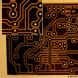 Gravure circuit imprimé avec fraiseuse cnc