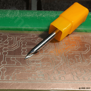 Gravure circuit imprimé fraiseuse cnc