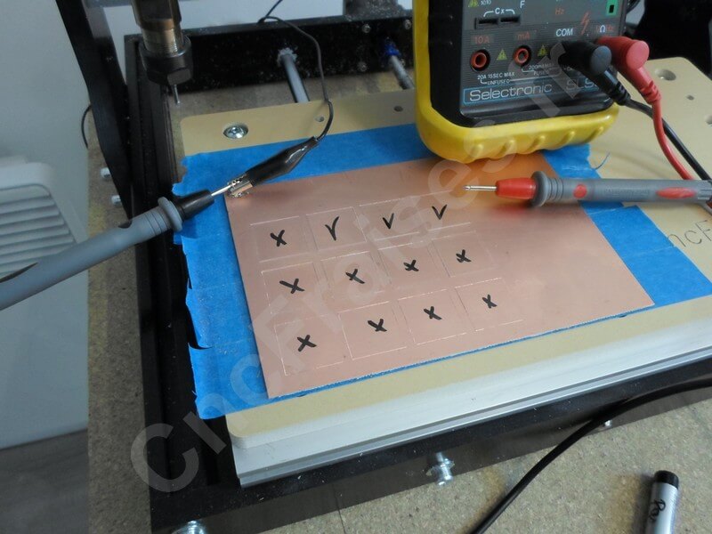 Plastiques,bois,circuit imprimé CNC 3 fraises à graver V-Type 3*90°0,2mm 