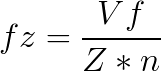 Formule avance par dent